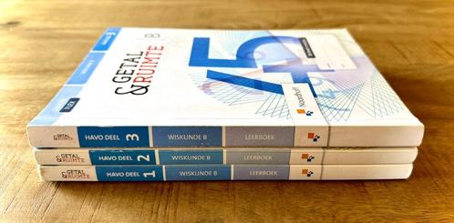 Getal & Ruimte HAVO B Deel 1, 2, 3 Wiskunde Boeken 12e edite, Boeken, Schoolboeken, Gelezen, Wiskunde B, HAVO, Ophalen of Verzenden
