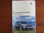 Volkswagen Touran EcoFuel Erdgasantrieb (nov. 2006) +bijlage, Nieuw, Volkswagen, Ophalen of Verzenden
