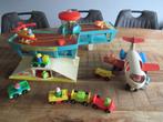 KOMPLEET 1972 Fisher Price Vintage Vliegveld Airport No 996, Ophalen of Verzenden, Zo goed als nieuw, Speelset