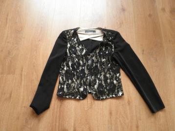 prachtig zwart Sao Paulo jasje in maat 38 beschikbaar voor biedingen
