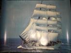 Poster Pools zeilschip Dar Pomorza 1978 Brunott Productions, Ophalen of Verzenden, Zo goed als nieuw, Zeilboot, Kaart, Foto of Prent