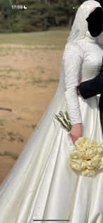 Gelinlik özel dikim/ wedding dress handgemaakt, Kleding | Dames, Trouwjurk, Wit, Ophalen of Verzenden, Zo goed als nieuw