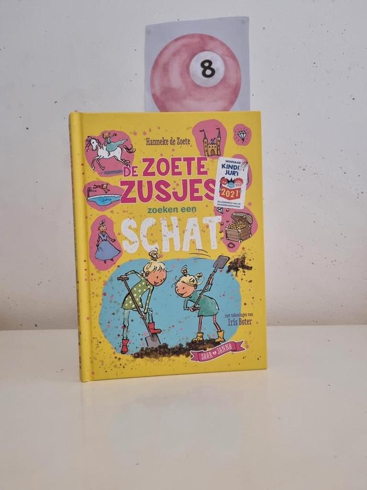 Hanneke de Zoete - De Zoete Zusjes zoeken een schat, Boeken, Kinderboeken | Jeugd | onder 10 jaar, Zo goed als nieuw, Ophalen of Verzenden