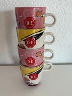 Set van 4 Royal Raja Douwe Egberts mokken – kleurrijk design, Huis en Inrichting, Royal Raja,, Raja Tableware Group B.V., Glaslaan 29A, 9521 GG Nieuw-Buinen, Nederland.​