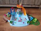 Playmobil groot zwembad met glijbaan poppetjes en accessoire, Ophalen of Verzenden, Zo goed als nieuw