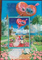 Disney puzzel 1000 stukjes Stitch & Angel Tenyo Japan, Ophalen of Verzenden, 500 t/m 1500 stukjes, Gebruikt, Legpuzzel