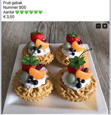 Div Decoratie net Gebakjes gebak beschikbaar voor biedingen