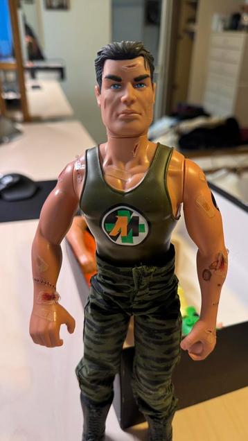 Unieke Hasbro Action Man Figuur Jaren '90 - "Battle-Damaged" beschikbaar voor biedingen
