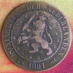 Nederlandse 2½ Cent 1881, Postzegels en Munten, Munten | Nederland, Overige waardes, Ophalen of Verzenden, Koning Willem III, Geboorte of Huwelijk