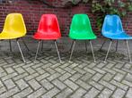 Originele Herman Miller glasvezel Eames side shells design, Ophalen of Verzenden, Leer, Eén