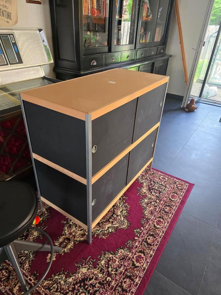 Moduloo/kewlox wandkast met schuifdeuren, Huis en Inrichting, Kasten | Wandmeubels, Gebruikt, 100 tot 150 cm, Minder dan 150 cm