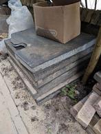 60x60 betontegels, Tuin en Terras, Tegels en Klinkers, Ophalen, Gebruikt, Beton, Terrastegels