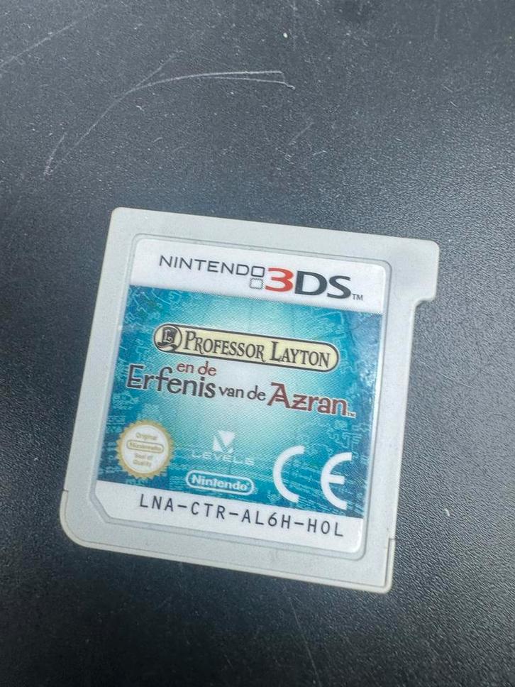 Professor Layton en de Erfenis van de Azran - 3DS, Spelcomputers en Games, Games | Nintendo 2DS en 3DS, Zo goed als nieuw, Puzzel en Educatief