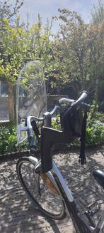 Polisport fietsstoel met windscherm voorop fiets, Fietsen en Brommers, 9 t/m 18 kg, Polisport, Gebruikt, Voorzitje