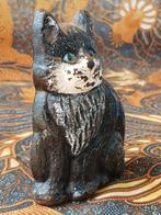 Oude deurstopper uit Engeland als poes of kat van ijzer., Ophalen of Verzenden