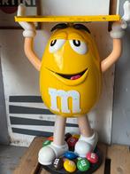 M&M pop reclame display gele uitvoering met dienblad, Verzamelen, Ophalen of Verzenden, Zo goed als nieuw, Reclamebord