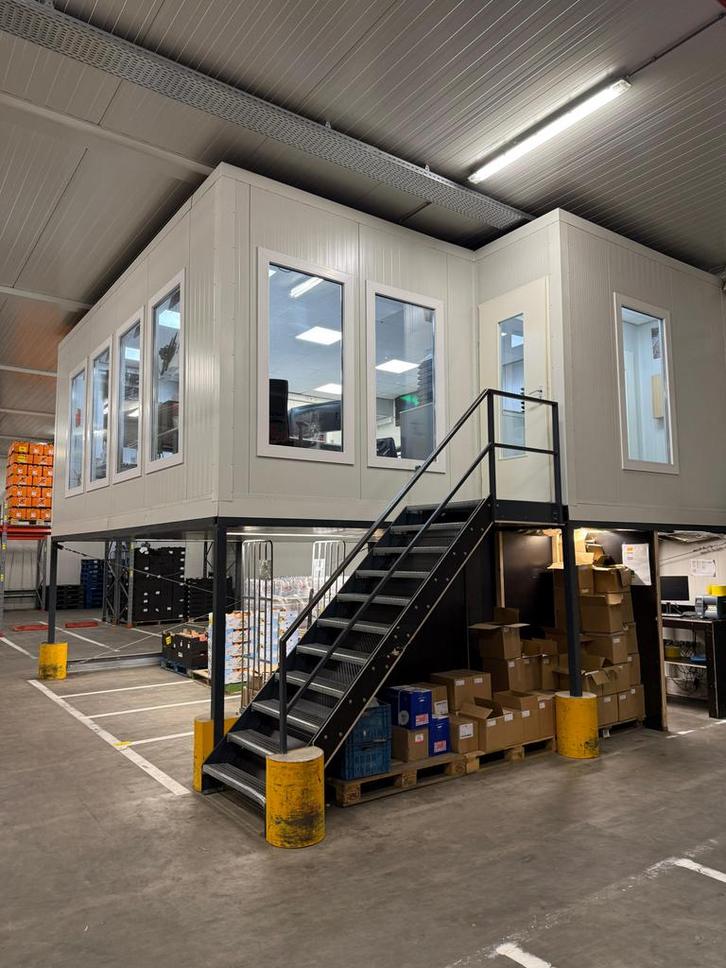 Mobiele Kantoorruimte met Opslag en Kantine, Zakelijke goederen, Machines en Bouw | Keten en Containers, Ophalen