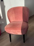 Woood fauteuil Sara oud rose, Huis en Inrichting, Fauteuils, Ophalen, 75 tot 100 cm, Zo goed als nieuw, Stof