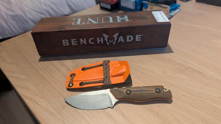 Benchmade hidden canyon hunter, Verzamelen, Overige Verzamelen, Zo goed als nieuw, Ophalen of Verzenden