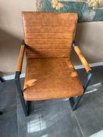 4 industriële eetkamer stoelen, Huis en Inrichting, Ophalen, Zo goed als nieuw, Bruin, Vier