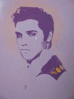 Boomerangkaart - Elvis Presley met Traan - 25 Years Mourning, Verzamelen, Ansichtkaarten | Themakaarten, Ongelopen, Sterren en Beroemdheden