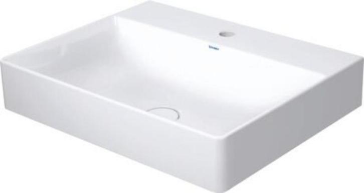Duravit durasquare wastafelblad hoogglans wit, Huis en Inrichting, Badkamer | Badkamermeubels, Zo goed als nieuw, Wasbak of Wastafel