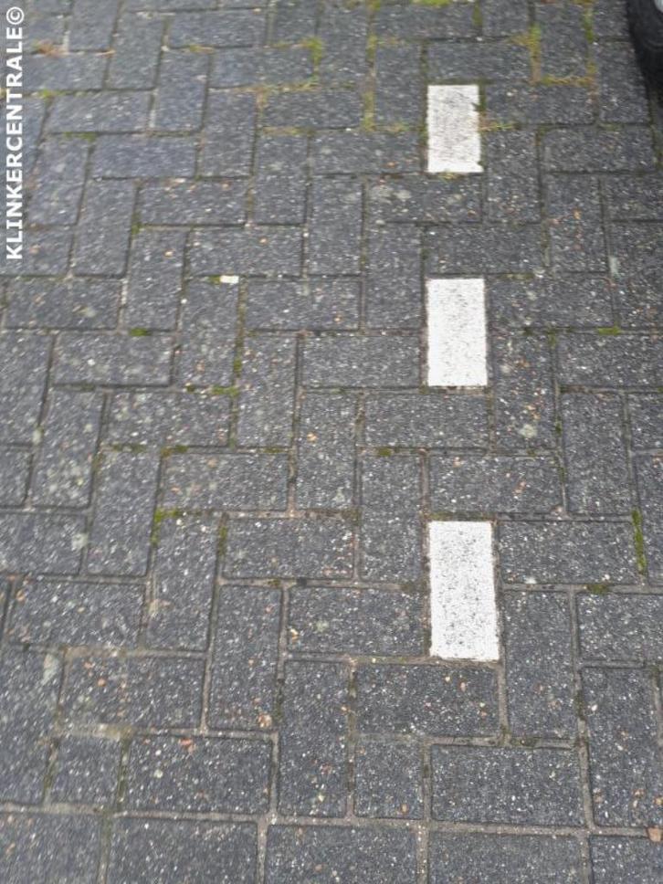 ROOIKORTING 540m2 antraciet zwart betonklinkers straatstenen, Tuin en Terras, Tegels en Klinkers, Gebruikt, Klinkers, Beton, 10 m² of meer