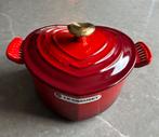 Le Creuset hart braadpan 20cm, rood, Huis en Inrichting, Keuken | Potten en Pannen, Ophalen of Verzenden, Zo goed als nieuw, Gietijzer