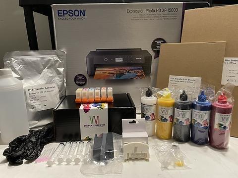 DTF Printer - Epson XP-15000 Compleet Pakket, Computers en Software, Printers, Gebruikt, Printer, Inkjetprinter, Kleur printen