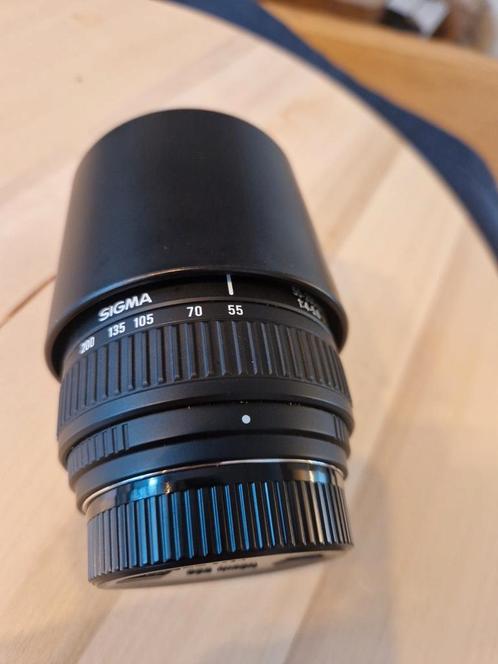 Sigma 55-200mm Telelens Nikon, Audio, Tv en Foto, Fotografie | Lenzen en Objectieven, Zo goed als nieuw, Telelens, Zoom, Ophalen of Verzenden