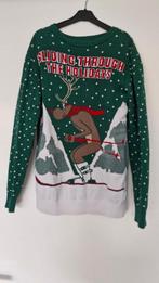 Kersttrui - Kerstkleding - WE fashion - Groen, Ophalen, WE, Zo goed als nieuw, Maat 34 (XS) of kleiner