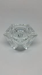 kristallen kandelaar vijfhoekig - ca. 4,5 cm hoog, Minder dan 25 cm, Overige materialen, Gebruikt, Ophalen of Verzenden