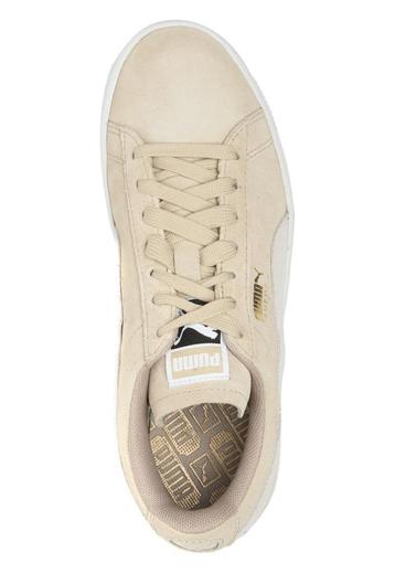 Puma suede sneaker gymp schoen beige wit maat 39 beschikbaar voor biedingen