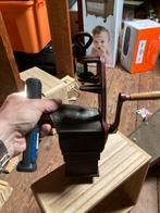 Oude gehaktmolen met blok.., Ophalen of Verzenden, Gebruikt