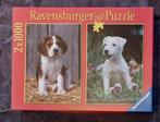 Puzzel Ravensburger Honden 2000 stukjes 2 x 1000, Ophalen of Verzenden, Meer dan 1500 stukjes, Zo goed als nieuw, Legpuzzel