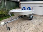 Motorboot met Yamaha 9.9 en trailer, Watersport en Boten, Ophalen, Gebruikt, Tot 10 pk, 3 tot 6 meter