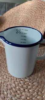 OUD EMAILLE MAAT BEKER / MAAT KAN 1000 ML, Antiek en Kunst, Ophalen of Verzenden