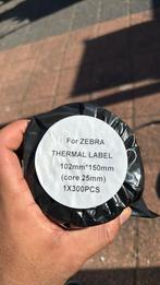 Zebra label - Pakket label e commerce, Auto diversen, Wieldoppen, Ophalen of Verzenden, Zo goed als nieuw