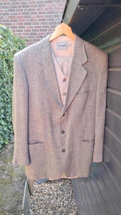 Kostuum heren, zomerpak man, 3 delig kostuum, pak heren, Kleding | Heren, Kostuums en Colberts, Zo goed als nieuw, Maat 48/50 (M)