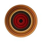 Heinen Delfts Blauw bord Morgenrood, design Richard Hutten, Ophalen of Verzenden