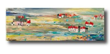 Vakantiehuisjes ~ vakantiegevoel ~ schilderij ~ atelier beschikbaar voor biedingen