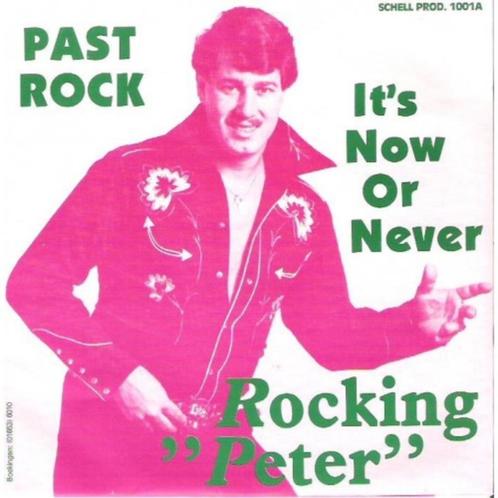 Neder - Pop : Rocking Peter - Past Rock / It's Now or Never, Cd's en Dvd's, Vinyl Singles, Gebruikt, Single, Rock en Metal, 7 inch