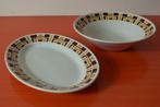 Set van 2 retro vintage jaren 70 Italy schalen - Grafisch, Huis en Inrichting, Keuken | Servies, Ophalen of Verzenden, Overige stijlen