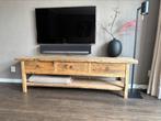 Eiken tv meubel sober 180cm, Huis en Inrichting, Ophalen of Verzenden, 25 tot 50 cm, 150 tot 200 cm, Minder dan 100 cm