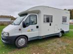 Camper Chausson welcome 55 fiat ducato 2.8 jtd 6 mtr 2005, Standaard zit, Ringverwarming, Chausson, Tot en met 3