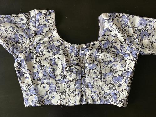 Indiase saree blouse van 100% Chinese zijde, Kleding | Dames, Gelegenheidskleding, Nieuw, Overige typen, Maat 42/44 (L), Ophalen of Verzenden