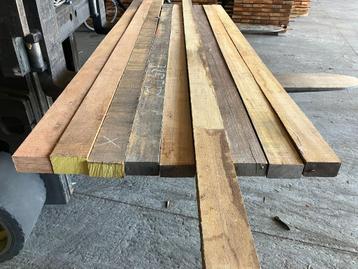 Hardhout/Sucupira amarela–balken-planken-regels-47x80 mm beschikbaar voor biedingen