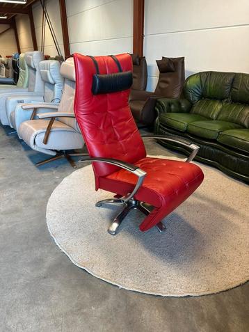 Jori Blainbuilder design leren relax fauteuil stoel Z.g.a.n beschikbaar voor biedingen