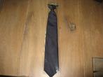 nieuwe antraciet grijs stropdas met clip on veiligheids clip, Verzenden, Nieuw, Grijs, Effen