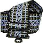 Bag Strap - Fastival tassenriem/band - Paars/zwart/licht bla, Sieraden, Tassen en Uiterlijk, Tassen | Damestassen, Overige kleuren